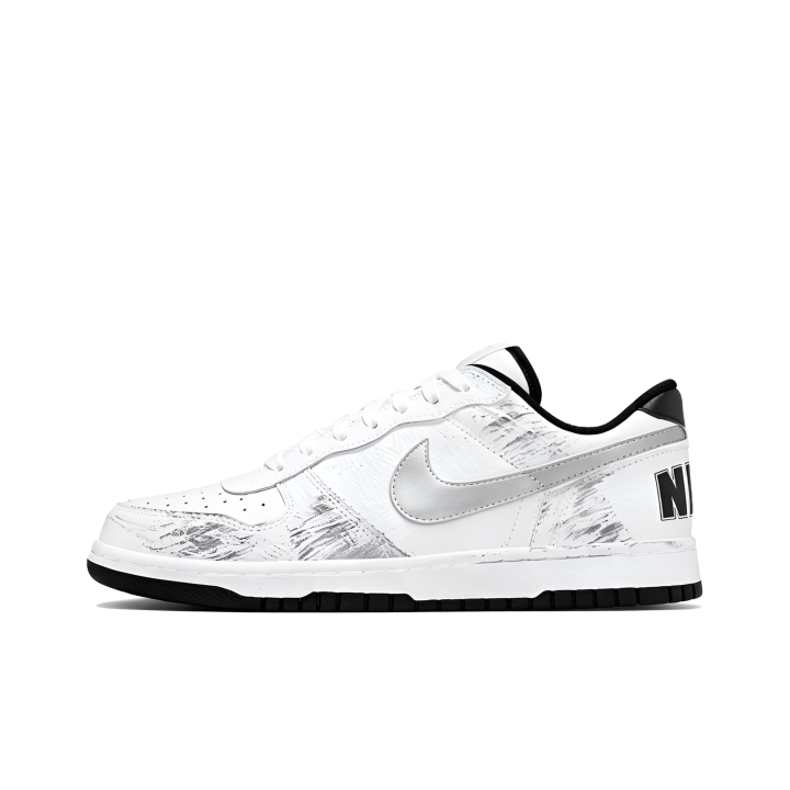 Nike Nike Big Skateboard Shoes Men's Low Top White Gray