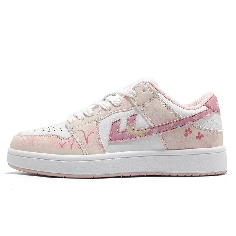 WARRIOR Skateboard Shoes Women's Low Top Go To Cinnamon Powder