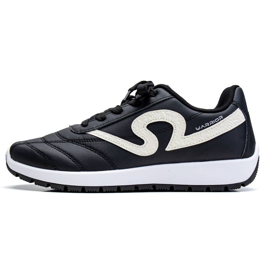 WARRIOR Running Shoes Women's Low Top Black Rice/White Burgundy