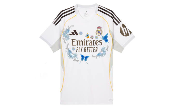 Adidas Adidas Real Madrid Soccer Jerseys Unisex White V Neck Moderate