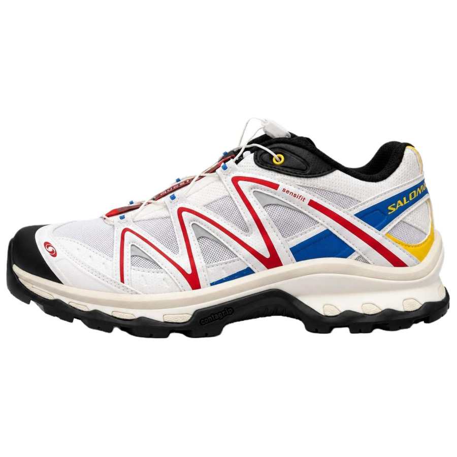 SALOMON XT Quest Running Shoes Unisex Low Top White Red