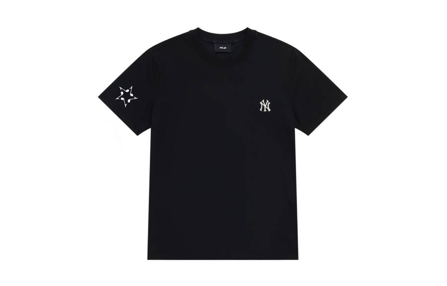 MLB MLB T Shirts Unisex Black Crew Neck Moderate