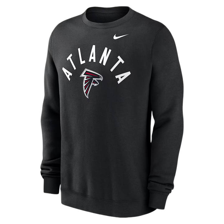 Nike Nike NFL Sweatshirts Men's Black Crew Neck Moderate