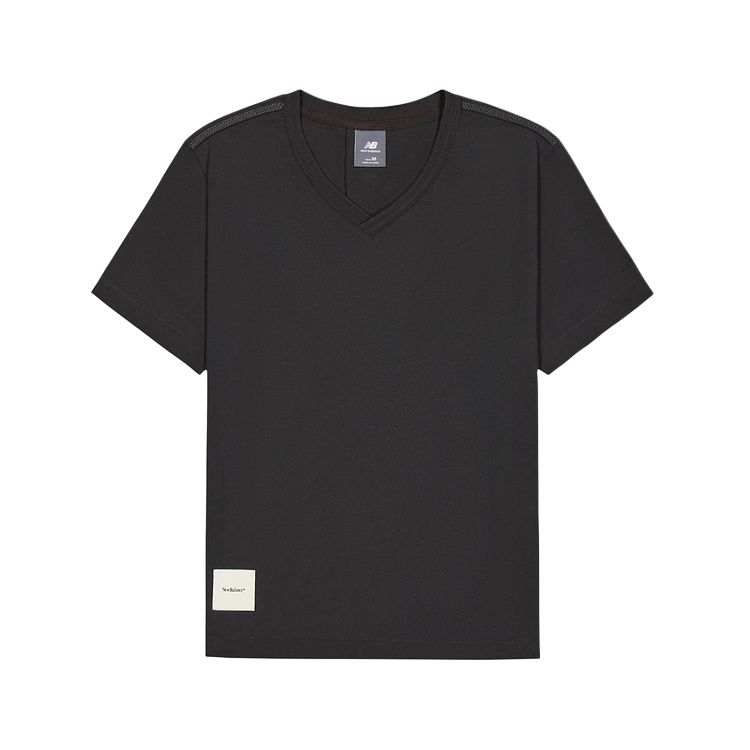 New Balance New Balance NB Grey T Shirts Women's ABR V Neck Straight Fit