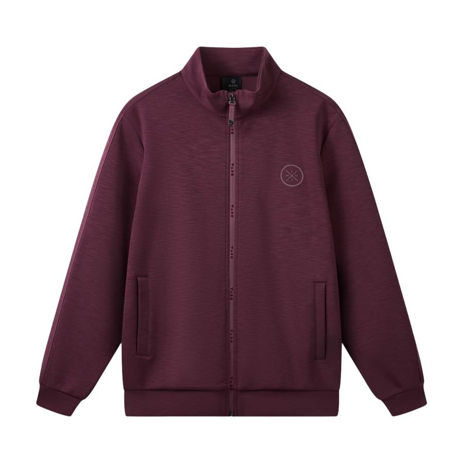Li-Ning Li Ning Wade Jackets Men's Burgundy Red Stand Collar Moderate