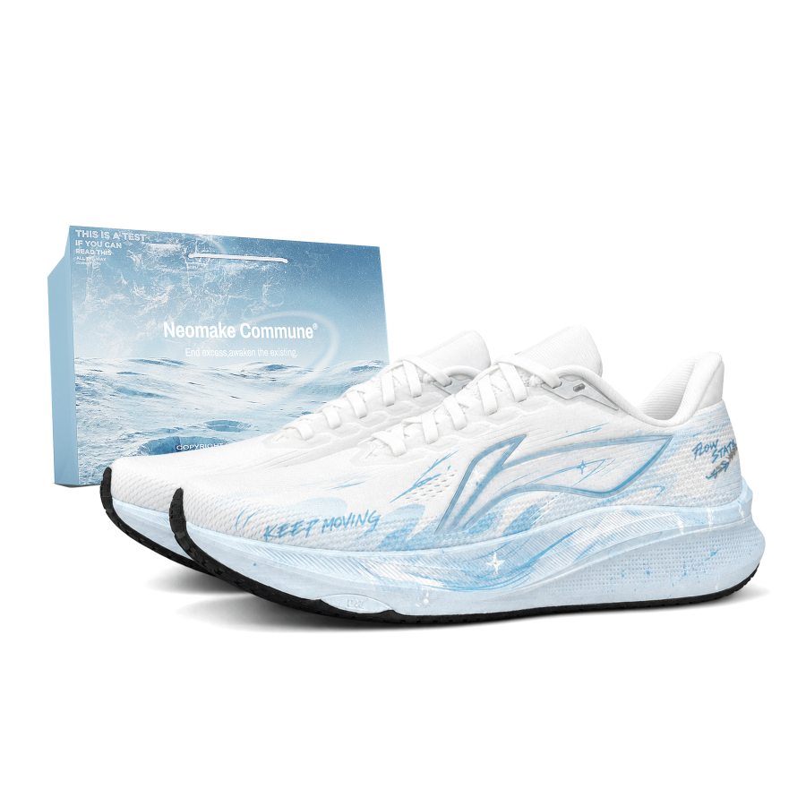 Li-Ning Li Ning Red Hare 9 Running Shoes Unisex Low Top Blue White