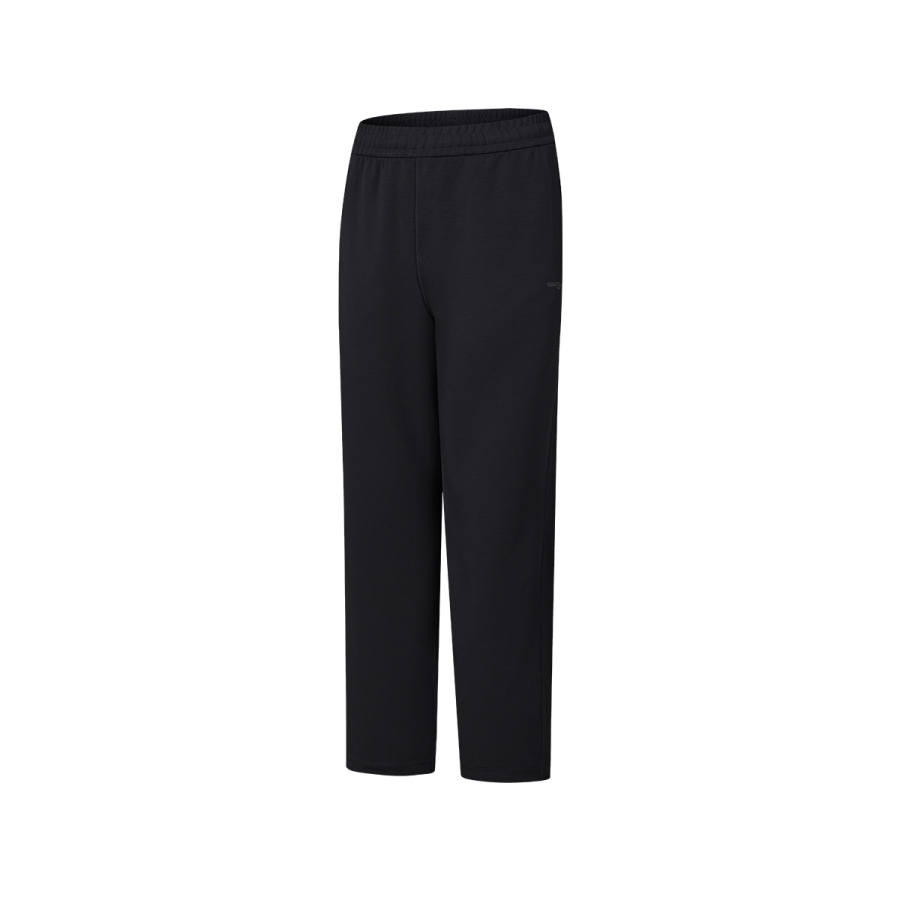 Saucony Knitted Sweatpants Women's Jet Black Moderate Straight Fit Pants