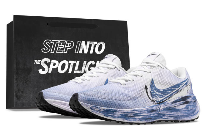 Nike Nike REVOLUTION 8 Running Shoes Men's Low Top Black, White, Blue