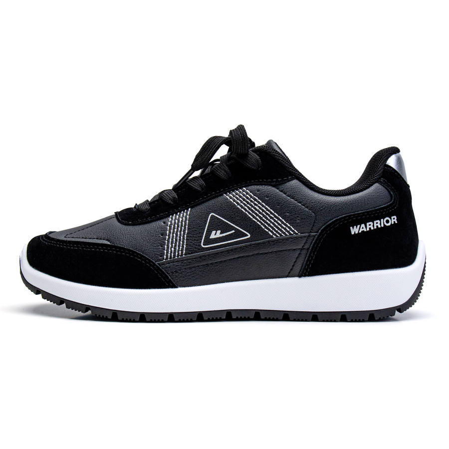 WARRIOR Running Shoes Women's Low Top Beige Brown/Black