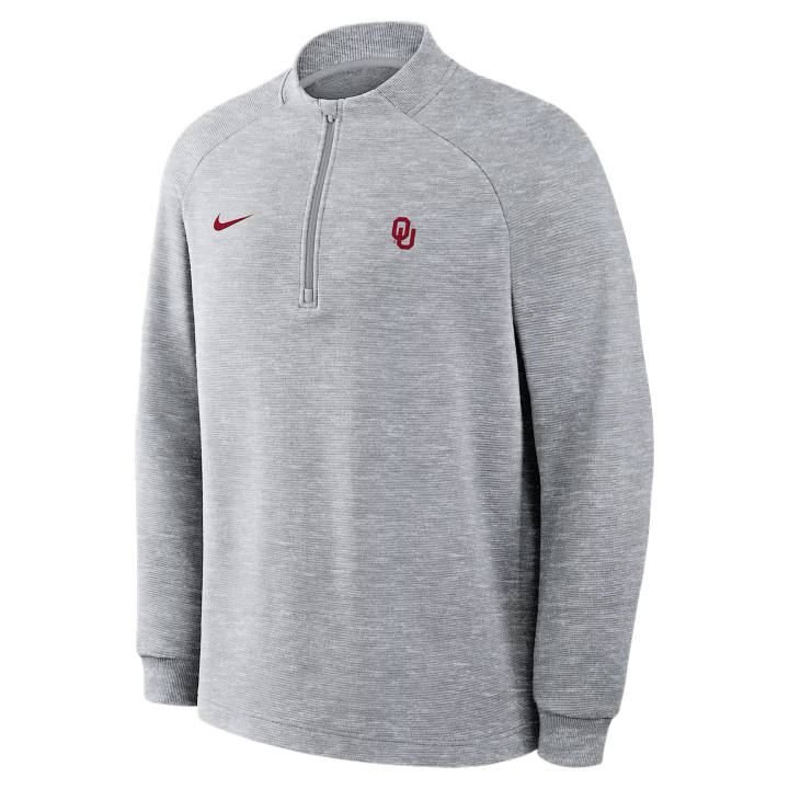 Nike Nike Therma FIT Sweatshirts Men's Gray Stand Collar Moderate