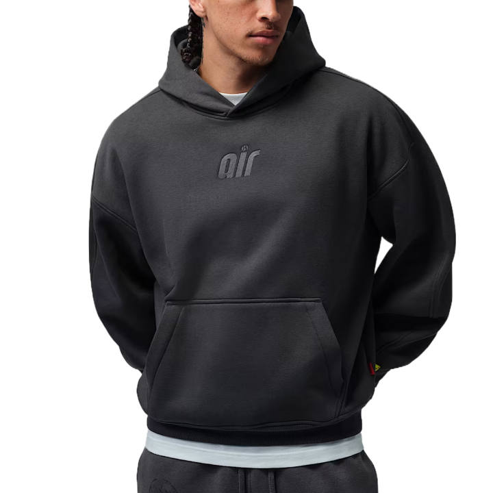 Jordan Jordan Brooklyn Fleece Sweatshirts Men's Anthracite Hooded Non Detachable Moderate