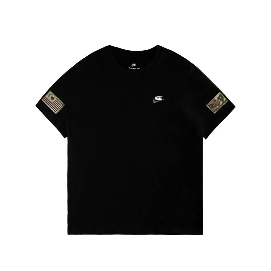 Nike Nike Sportswear Club T Shirts Men's Black/White/Dark Gray Crew Neck Moderate