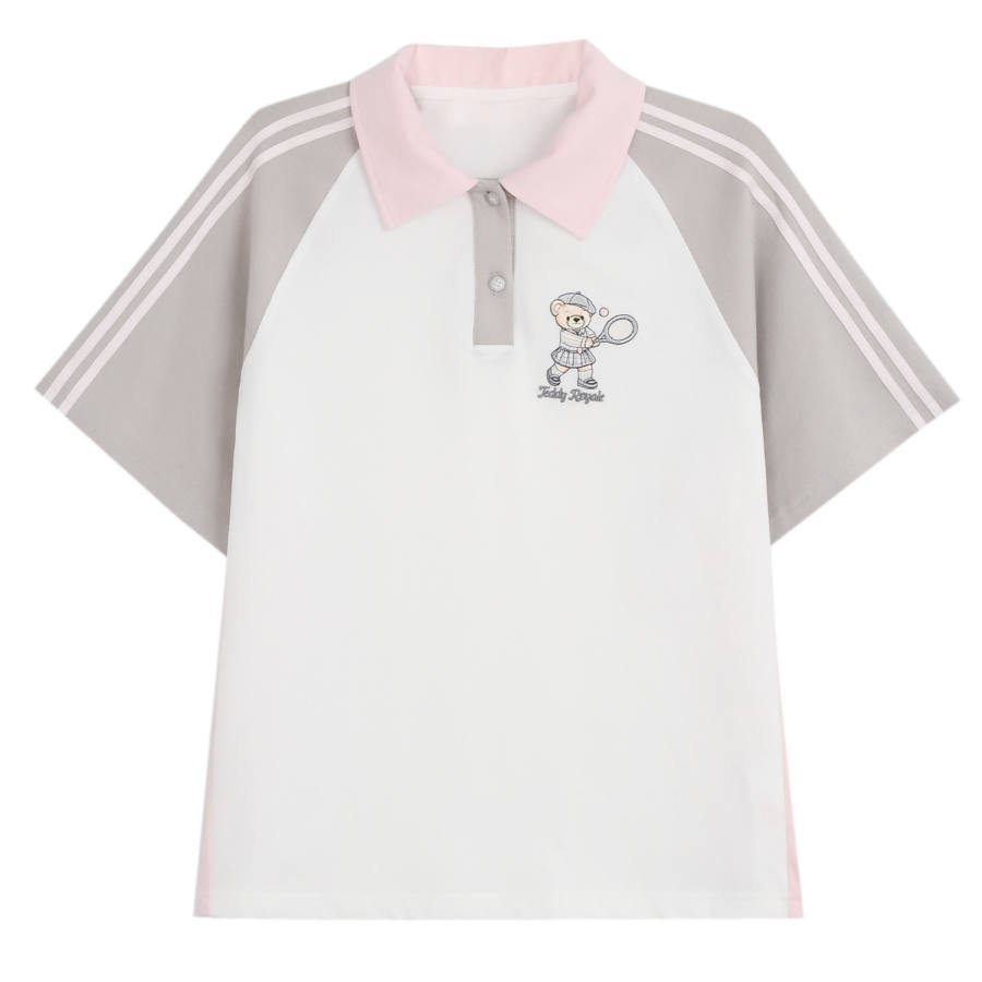 SNBL T Shirts Women's Top Polo Collar