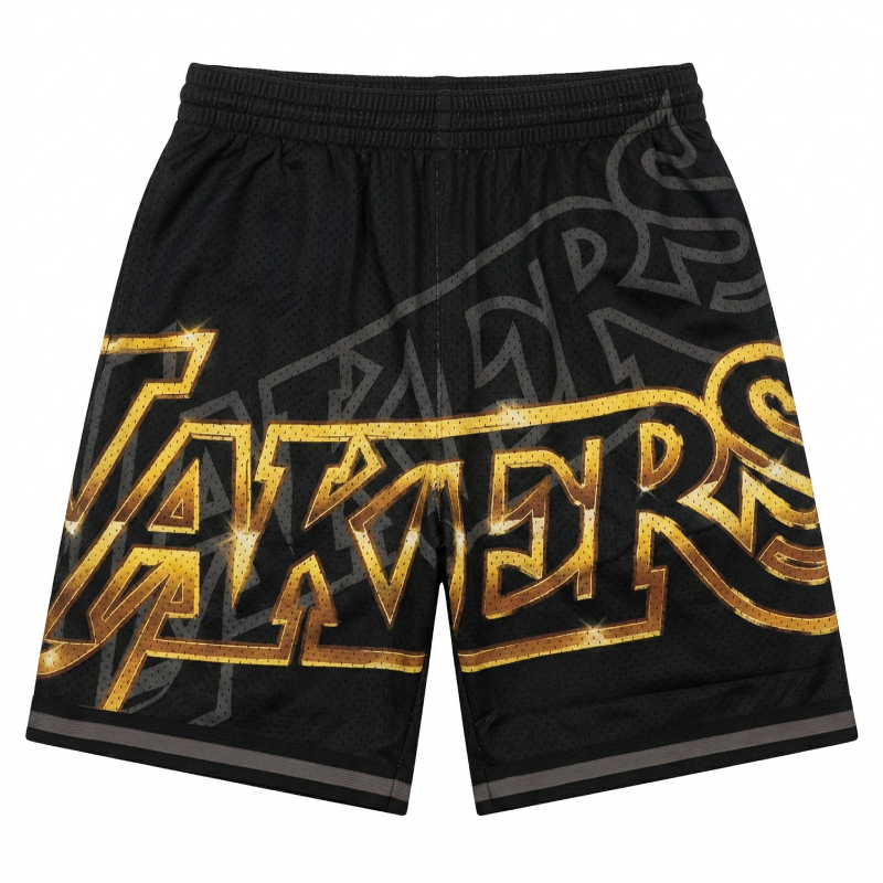 Mitchell Ness x NBA Shorts Teenagers Black Gold