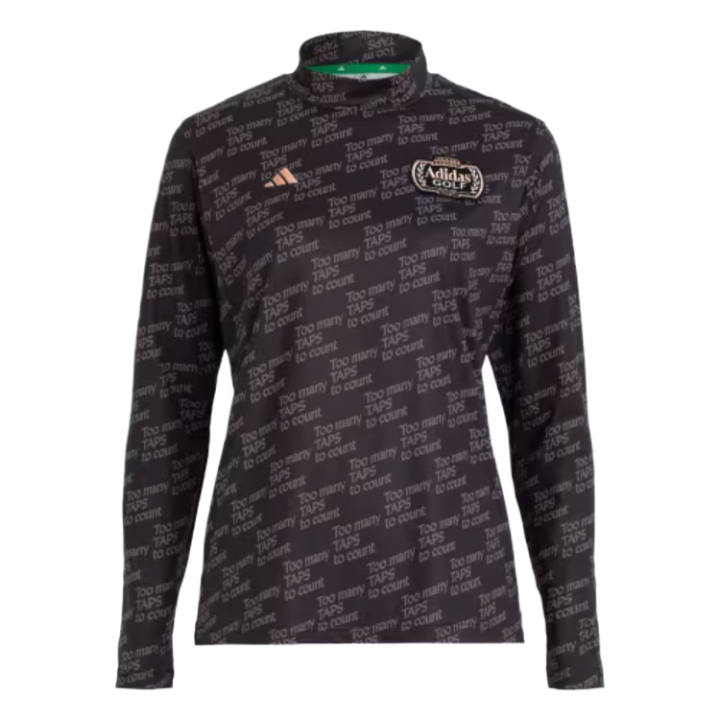 Adidas Adidas T Shirts Women's Black Turtleneck Moderate Straight Fit