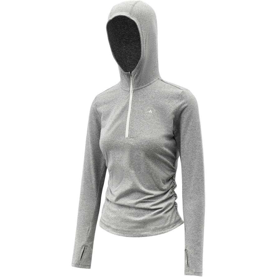 Adidas Adidas X Stella McCartney Stella McCartney Sweatshirts Women's Gray Hooded Non Detachable Moderate