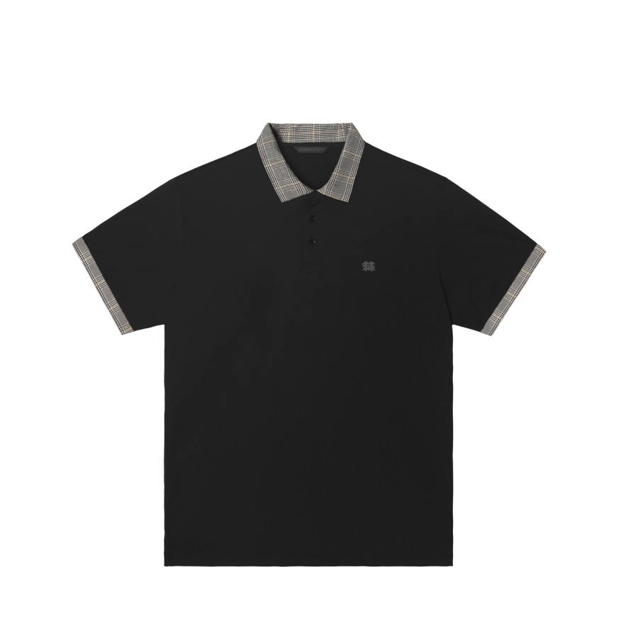 KOLON SPORT Polo Shirts Men's Black/Blk Polo Collar Moderate Other