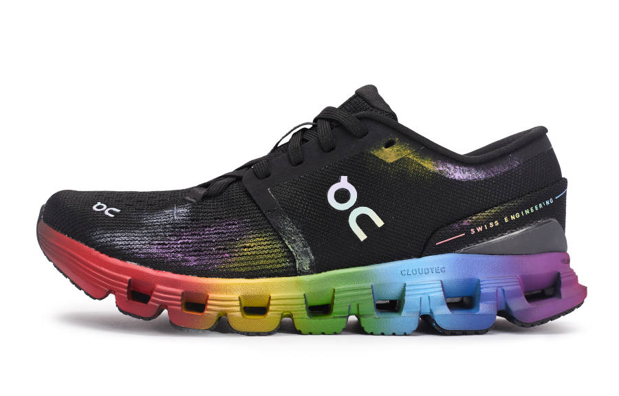 On Cloud X4 Running Shoes Women's Low Top Blue/Purple/Red/Green/Yellow