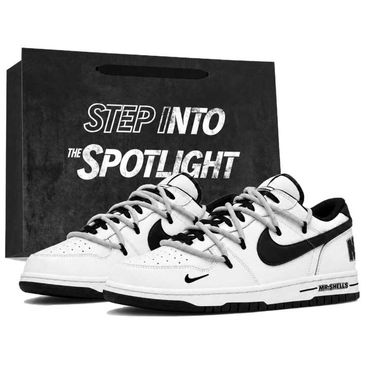 Nike Nike Big Skateboard Shoes Men's Low Top Black/White