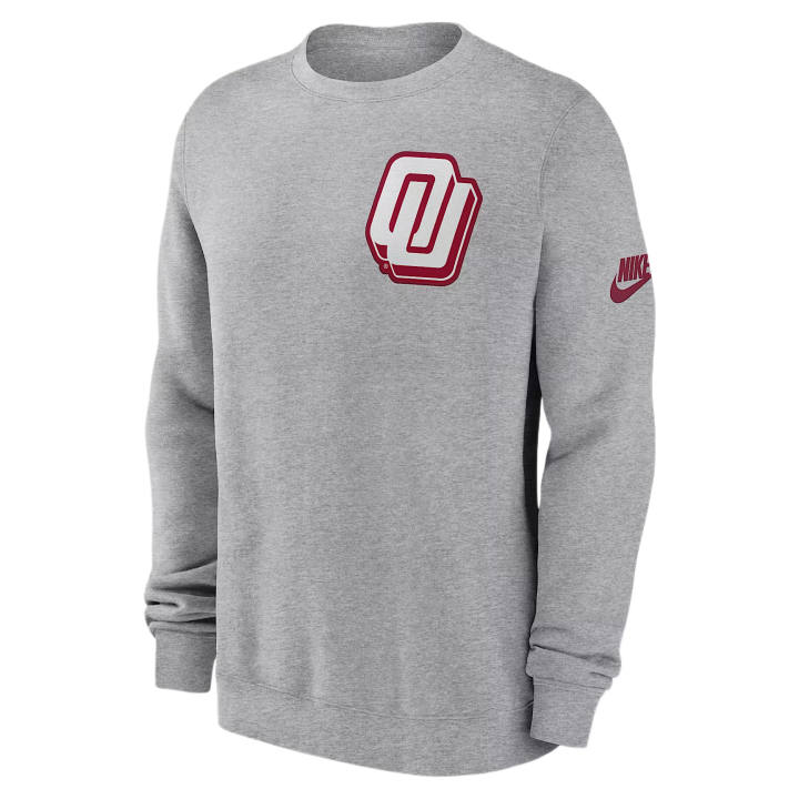 Nike Nike Sweatshirts Men's Gray Heather Crew Neck Moderate
