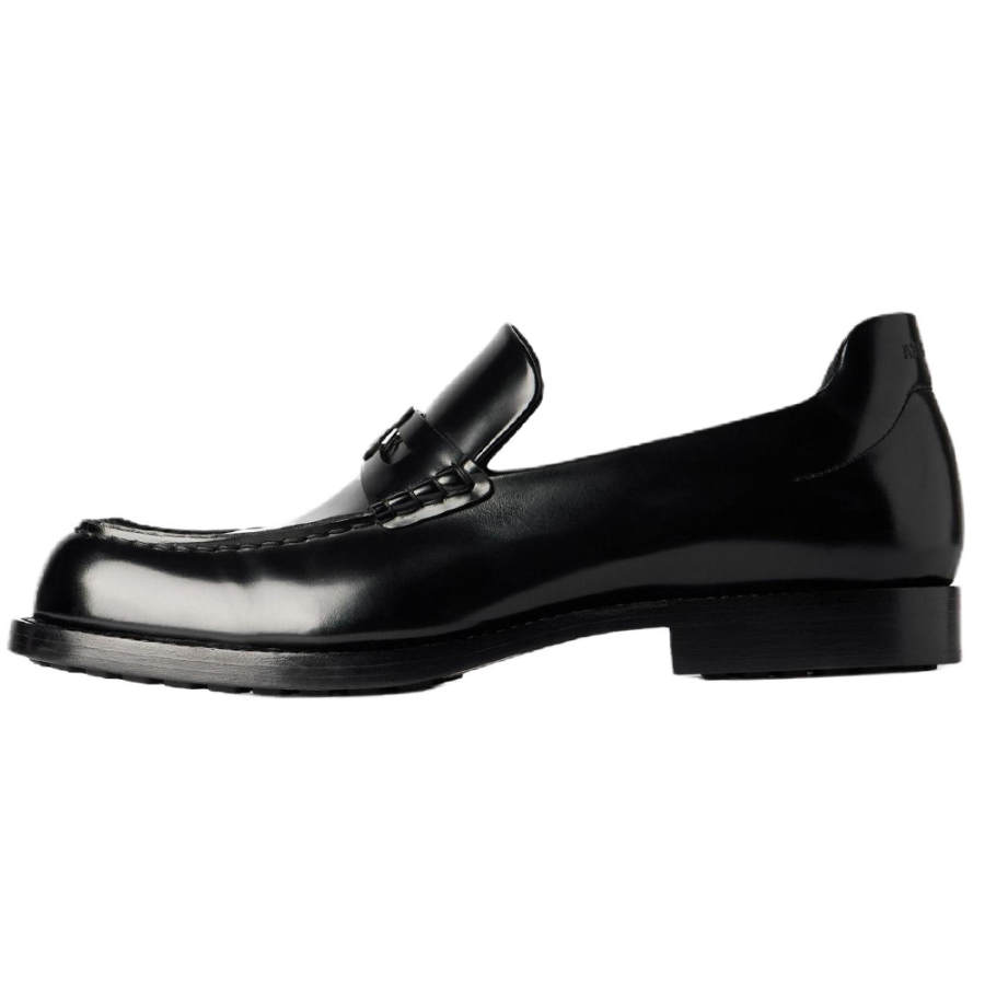 Balenciaga Comfy Leather Loafers Men's Black