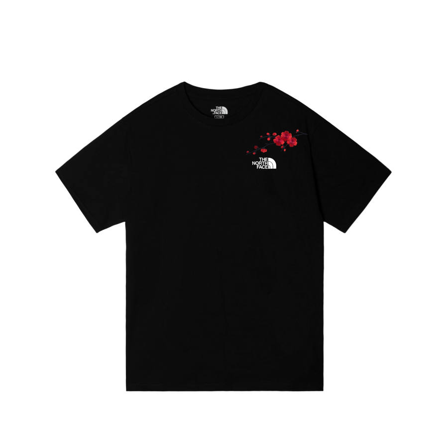 THE NORTH FACE T Shirts Unisex Black Crew Neck Moderate