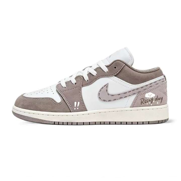 Jordan Jordan Nu Retro Skateboard Shoes Unisex Low Top Brown, White