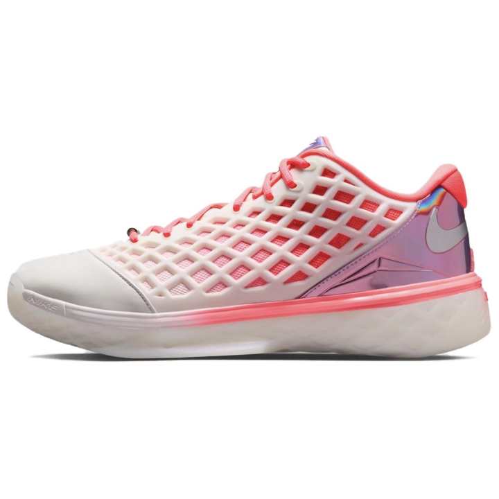 Nike Nike Zoom Kobe 3 Basketball Shoes Unisex Low Top White Red Pink
