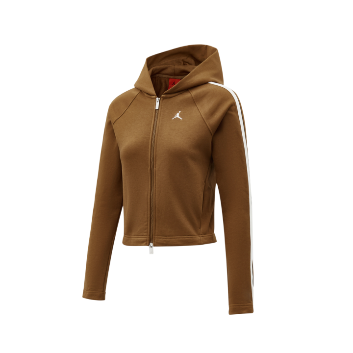 Jordan Jordan Jackets Women's Brown Hooded Non Detachable Moderate