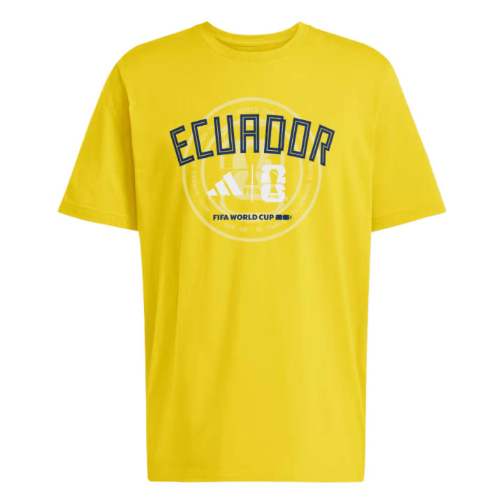 Adidas Adidas T Shirts Men's Yellow Crew Neck Moderate