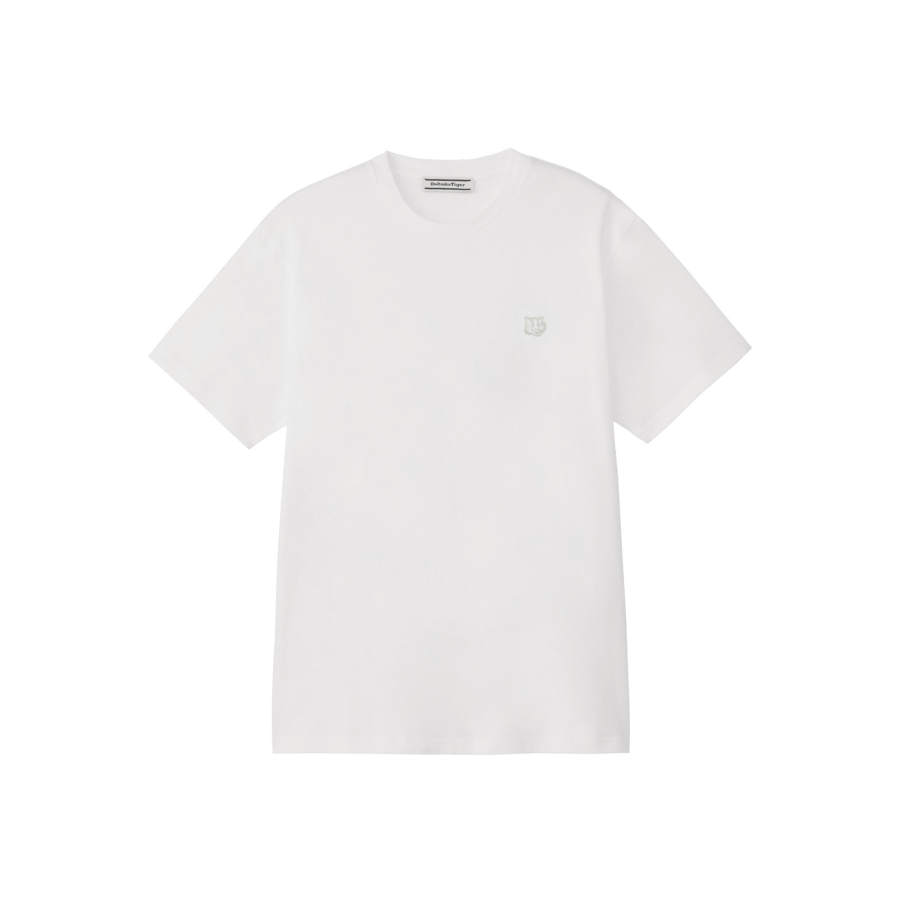 Onitsuka Tiger T Shirts Men's White Crew Neck Moderate