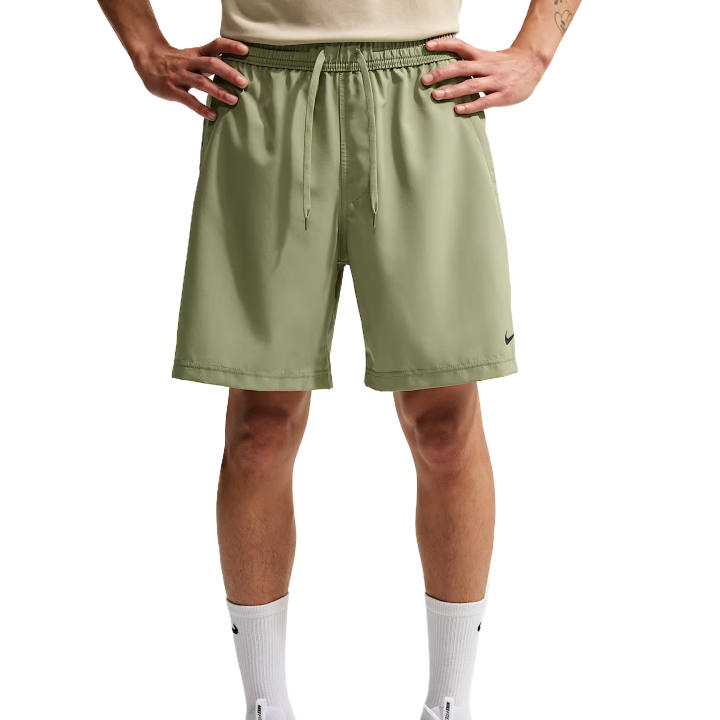 Nike Nike DRI FIT FORM Sports Shorts Men's Gray Olive Green/Black Moderate