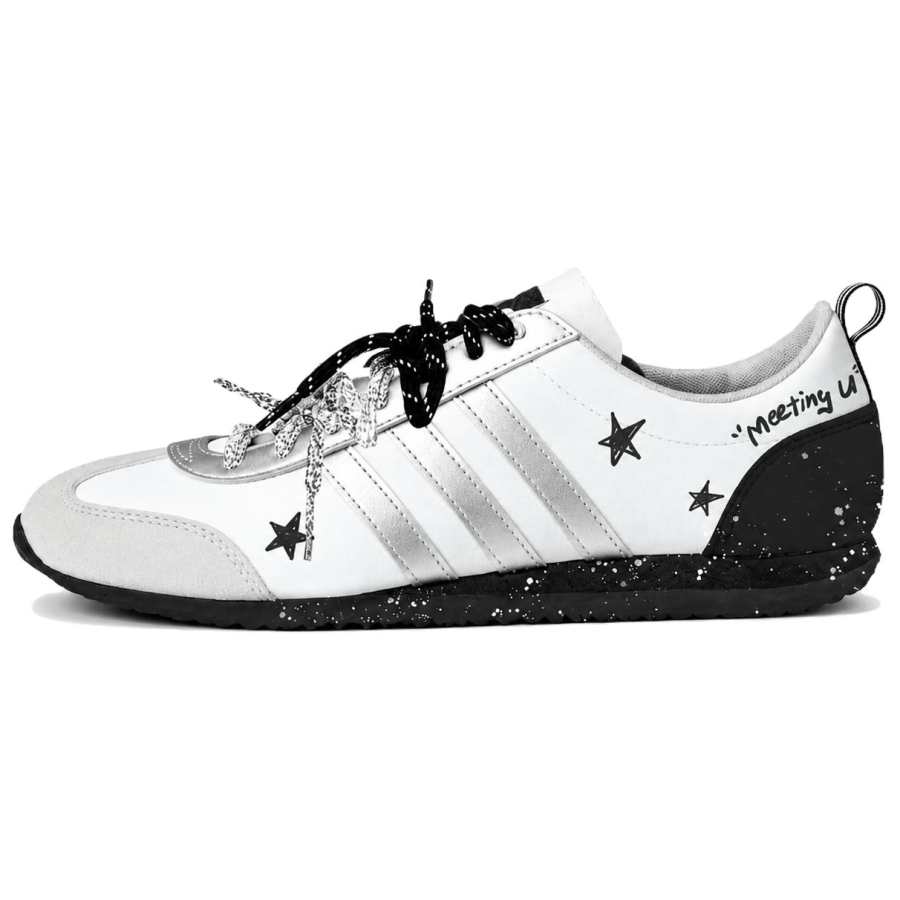 Adidas Adidas VS JOG 2.0 German Army Trainers Unisex Low Top Black/White