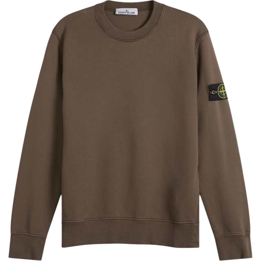 STONE ISLAND Stone Island logo-patch sweatshirt