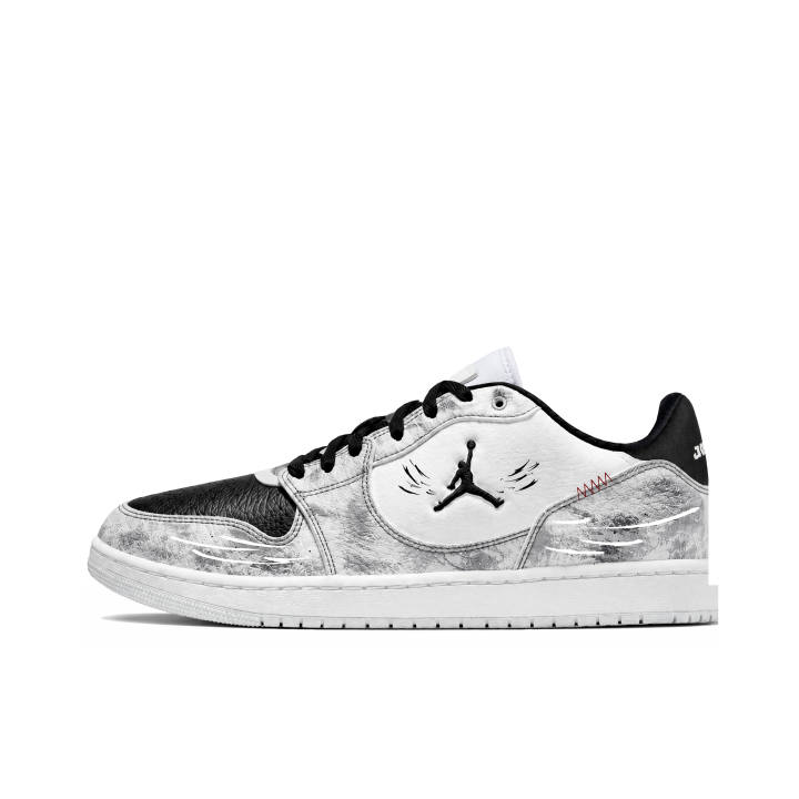 Jordan Jordan COURT CONNECT Skateboard Shoes Men's Low Top Black White