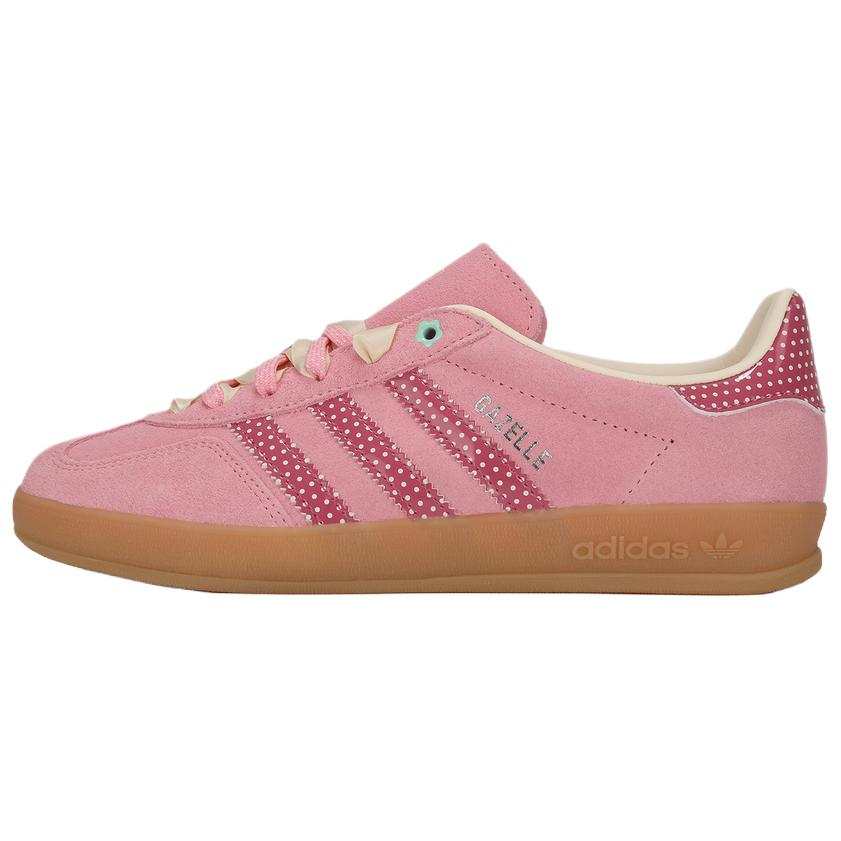 Adidas Originals GAZELLE INDOOR German Army Trainers Women's Low Top Pink