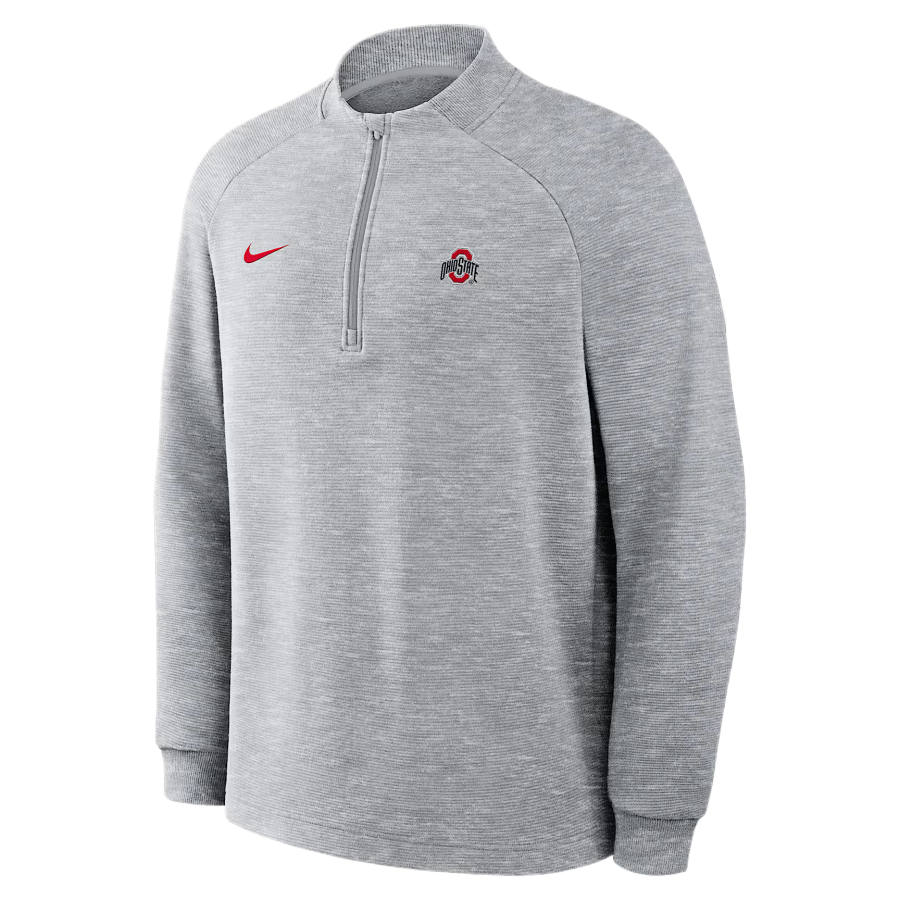 Nike Nike Therma FIT Sweatshirts Men's Gray Stand Collar Moderate