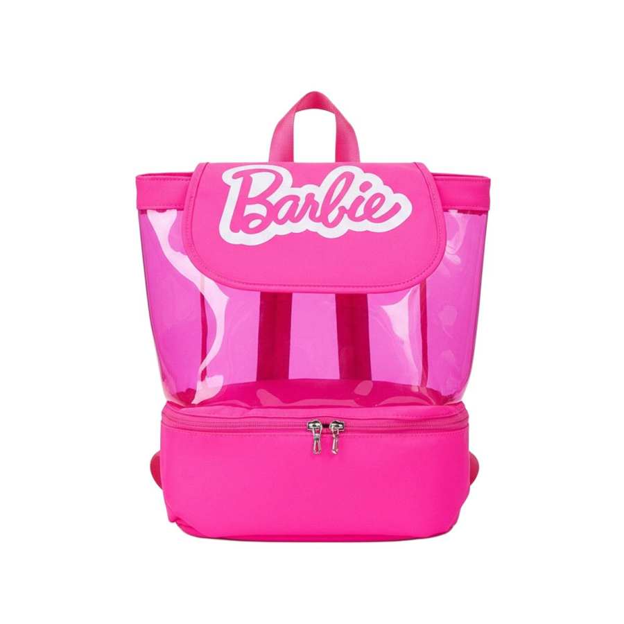 Barbie PVC With Polyester Swim Bag Women's Rose Red