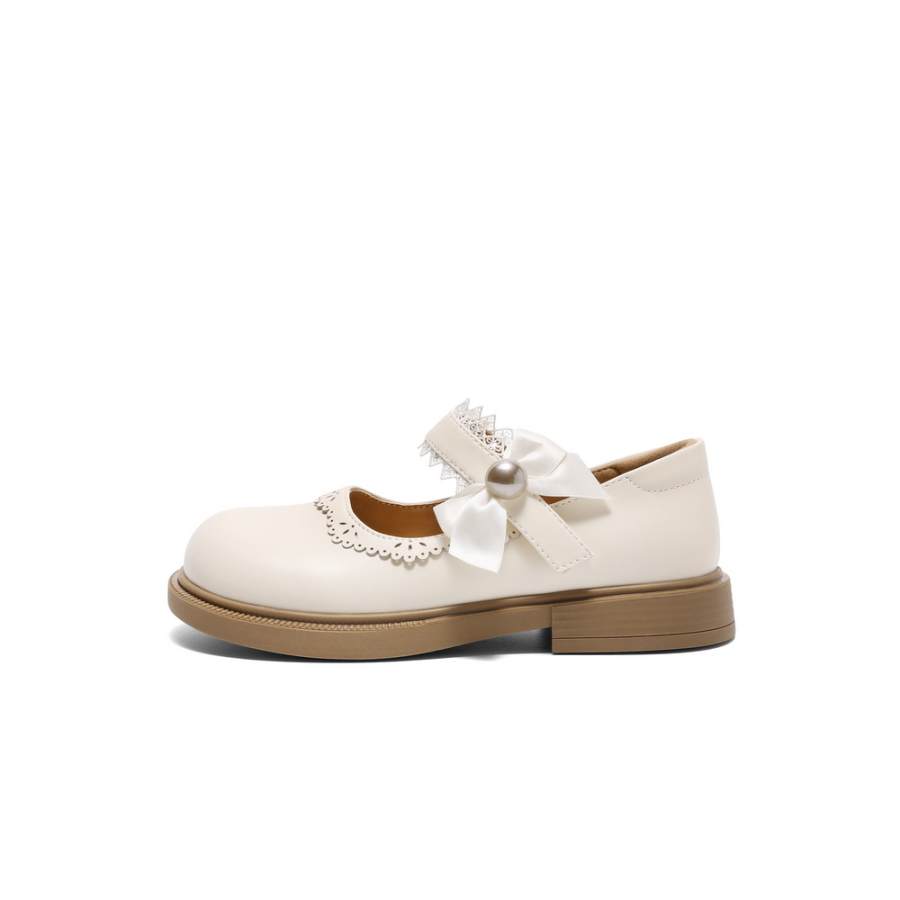 BELLE Abrasion Resistant Abrasion Resistant Low top Kids' Leather Shoes Children Aged 3 7 Years Old
