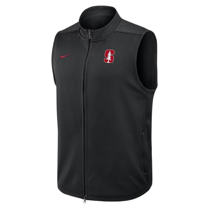 Nike Nike College Vests Men's Black Stand Collar Moderate