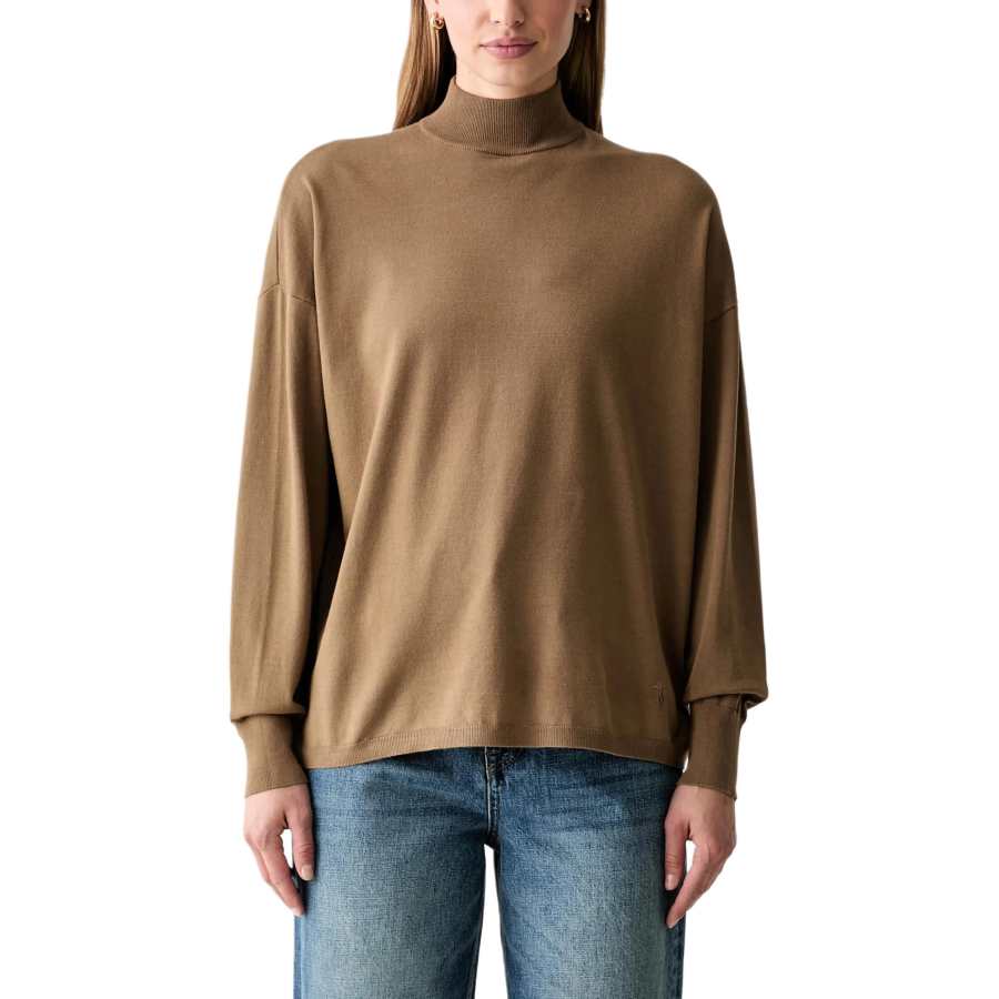 TRUSSARDI Knitwear Women's Brown Turtleneck Moderate