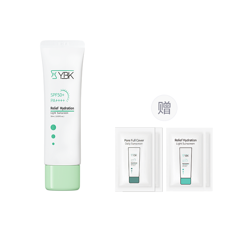 YBK Comforting And Clear Sunscreen Creams Primer Hydrating Refreshing PA++++SPF50+ 50ml