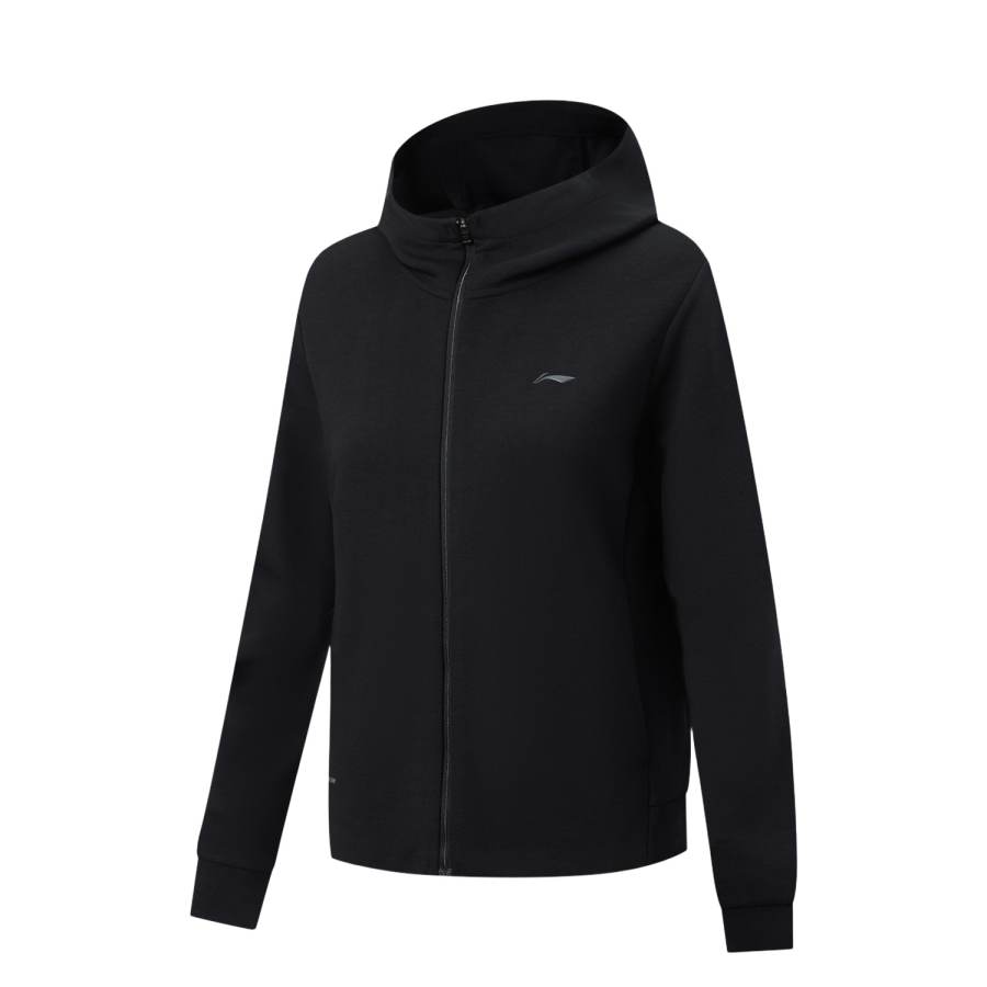 Li-Ning Li Ning Fitness Series Fitness Clothing Women's Black Hooded Non Detachable Moderate