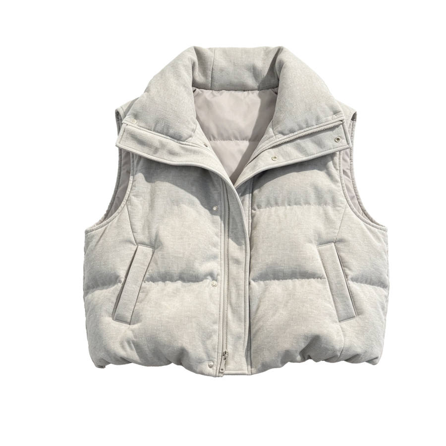 CPAURA Vests Women's Stand Collar Moderate Other