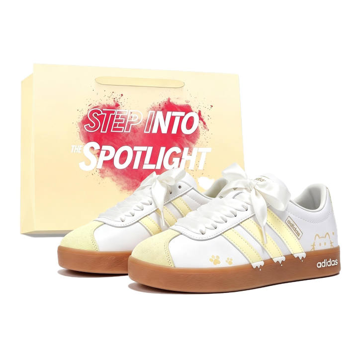 Adidas Adidas VL COURT 2.0 Skateboard Shoes Women's Low Top White