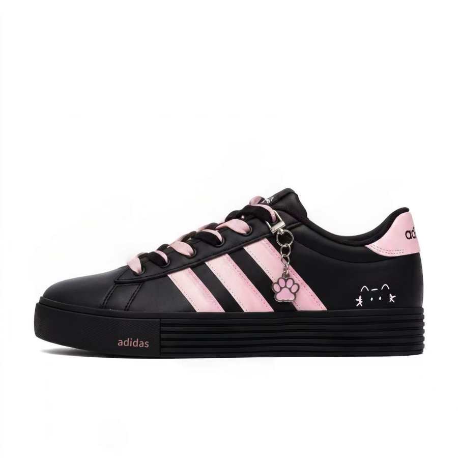Adidas Adidas Daily 4.0 Skateboard Shoes Women's Low Top Black, Pink