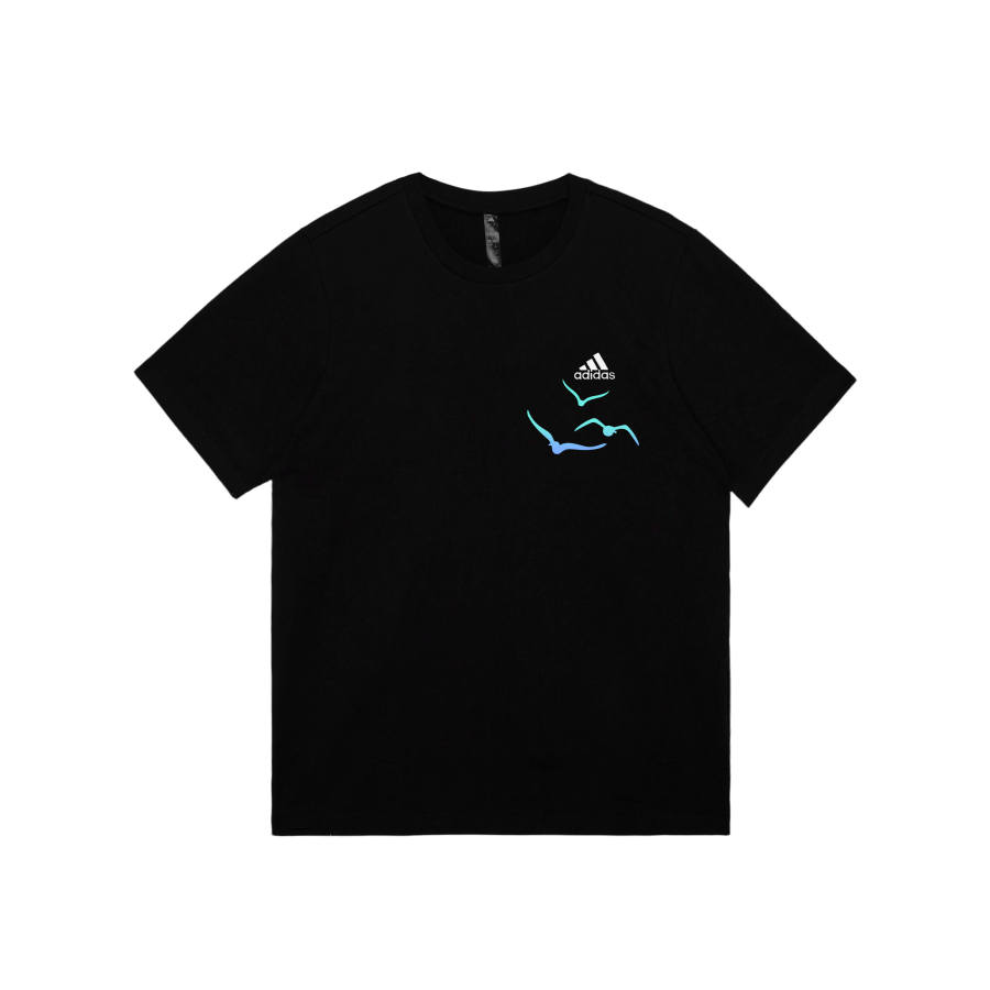 Adidas Adidas MUST HAVES T Shirts Unisex Black Crew Neck Moderate Straight Fit