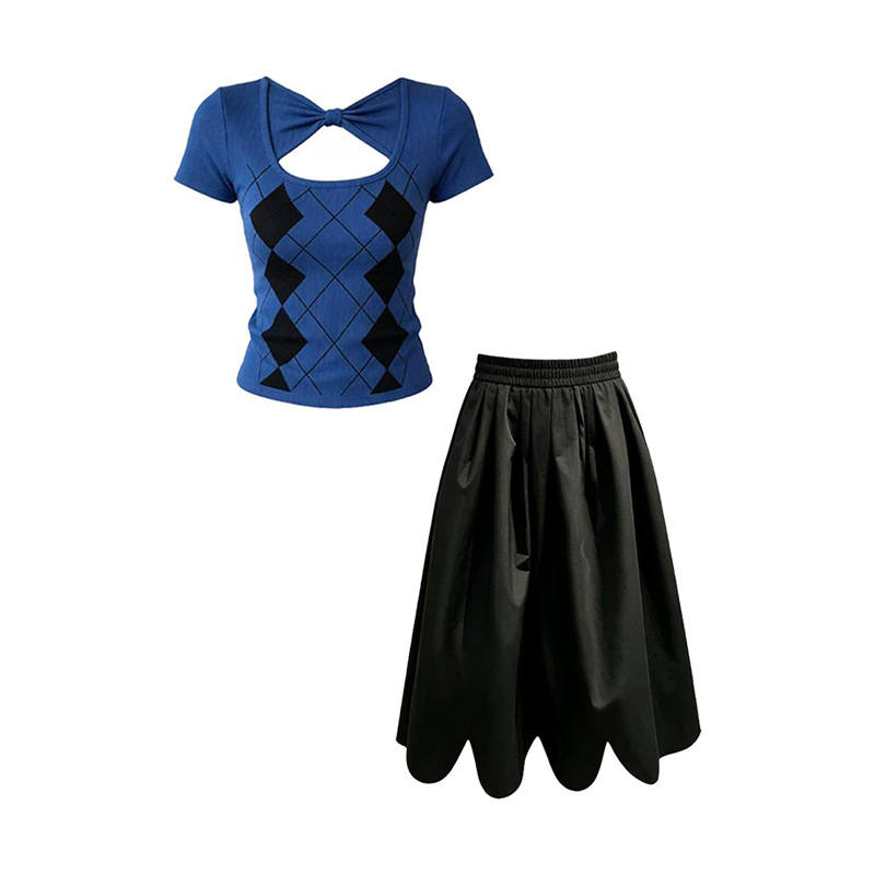 MARIE·COCO Two Piece Skirt Sets Women's Moderate Midi Skirt