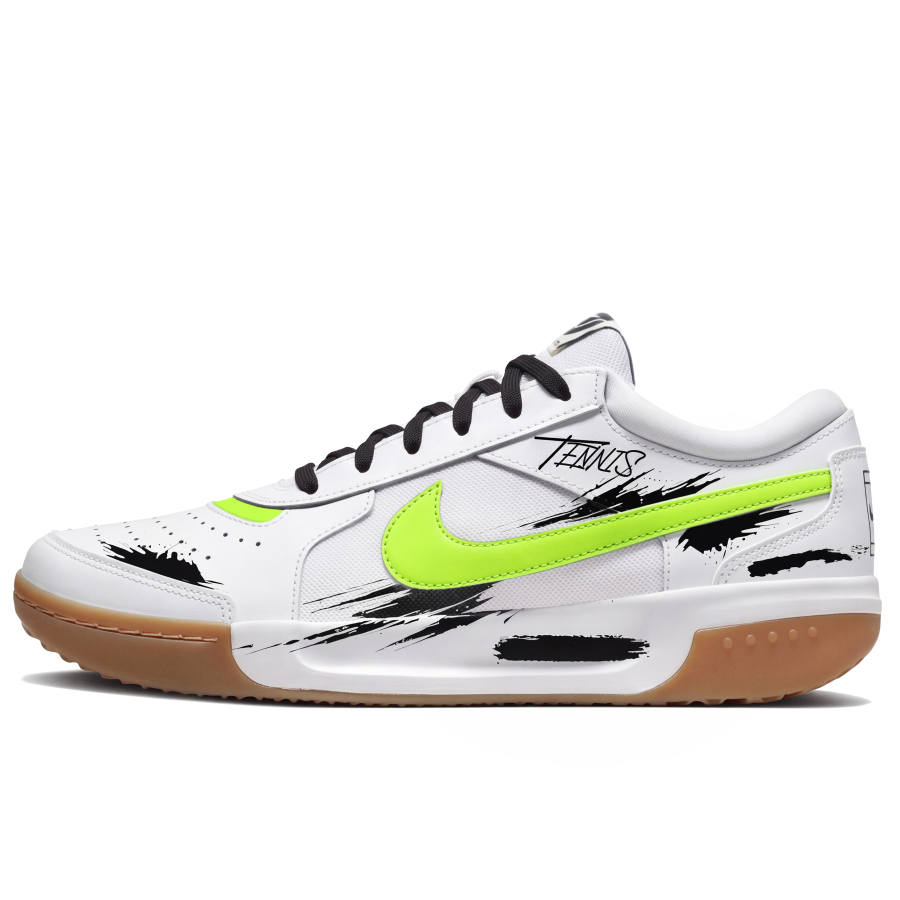 Nike Nike Court Lite 3 Tennis Shoes Men's Low Top White/Black/Green/Yellow