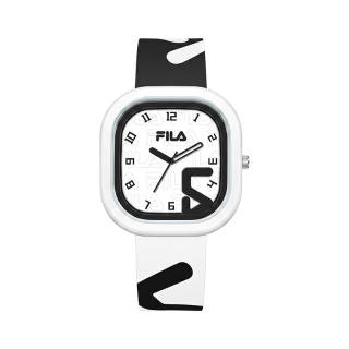 FILA Fashion Collection Wrist Watches Quartz Movement Silicone Strap White Dial Unisex